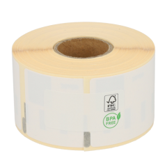 Étiquettes compatibles Dymo 99012 / S0722400, 89 mm x 36 mm, 260 étiquettes par rouleau, amovible, blanc