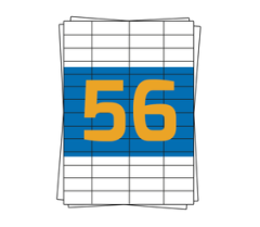 Étiquettes Herma 4273, compatible, 52,5 mm x 21,2mm, 5600 étiquettes, blanc