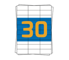Étiquettes Herma 4456, compatible, 70 mm x 29,7mm, 3000 étiquettes, blanc