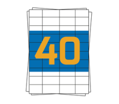 Étiquettes Herma 4461, compatible, 52,5 mm x 29,7mm, 4000 étiquettes, blanc