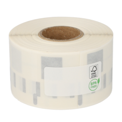 Étiquettes compatibles Dymo 99013 / S0722410, 89 mm x 36 mm, 260 étiquettes par rouleau, permanent, translucide, PP