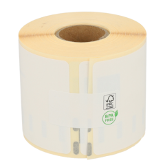 Étiquettes compatibles Dymo 99014/S0722430, 101 mm x 54 mm, 220 étiquettes par rouleau, permanent, blanc