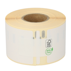 Étiquettes compatibles Dymo 99018 / S0722470, 190 mm x 38 mm, 110 étiquettes par rouleau, amovible, blanc