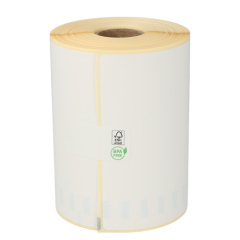 Étiquettes compatibles Dymo S0904980, 104 mm x 159 mm, 220 étiquettes par rouleau, permanent, blanc