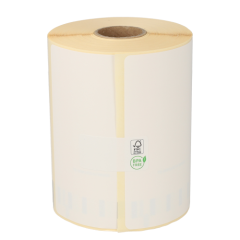 Étiquettes compatibles Dymo S0947420, 102 mm x 59 mm, 575 étiquettes par rouleau, permanent, blanc