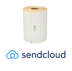 Étiquettes compatibles Dymo SendCloud S0904980, 104 mm x 159 mm, 220 étiquettes par rouleau, permanent, blanc