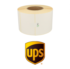 Étiquettes compatibles Zebra UPS 800740-605, 102 mm x 150 mm, 900 étiquettes, permanent, blanc, noyau de 76 mm