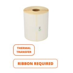 Étiquettes compatibles Zebra Z-Select 2000T 800273-205, 76 mm x 51 mm, 1370 étiquettes, permanent, blanc, noyau de 25 mm
