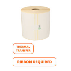 Étiquettes compatibles Zebra Z-Select 1000T (800294-305), 102 mm x 76 mm, 930 étiquettes, permanent, blanc, noyau de 25 mm