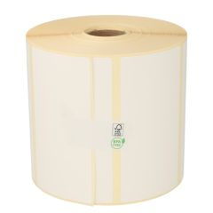 Étiquettes compatibles Zebra Z-Select 2000D 87000, 100 mm x 50 mm, 1300 étiquettes, permanent, blanc, noyau de 25 mm