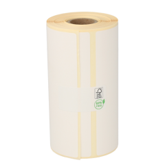 Étiquettes compatibles Zebra Z-Select 2000D (3003076), 101.6 mm x 50.8 mm, 300 étiquettes, permanent, blanc, noyau de 19 mm