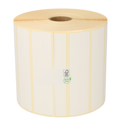 Étiquettes compatibles Zebra 800262-205, 102 mm x 25 mm, 2580 étiquettes, permanent, blanc