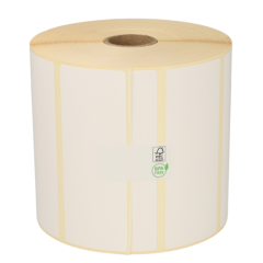 Étiquettes compatibles Zebra Z-Select 1000D (880191-038D), 102 mm x 38 mm, 1790 étiquettes, permanent, blanc, noyau de 25 mm, eco