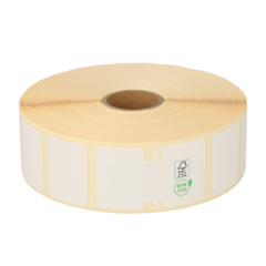 Étiquettes compatibles Zebra Z-Select 2000D (3007208-T), 31 mm x 22 mm, 2780 étiquettes, permanent, blanc, noyau de 25 mm