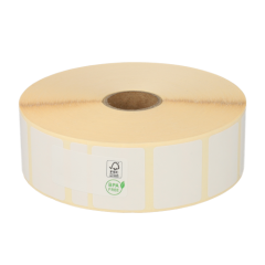 Étiquettes compatibles Zebra Z-Select 2000D (800261-105), 32 mm x 25 mm, 2580 étiquettes, permanent, blanc, noyau de 25 mm