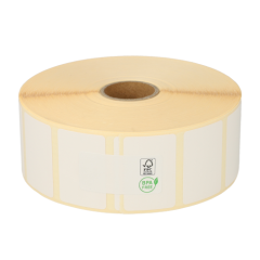 Étiquettes compatibles Bixolon 800261-105BIX, Top permanent, 32 mm x 25 mm, 2580 étiquettes, blanc, noyau de 25 mm