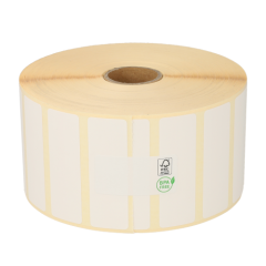 Étiquettes compatibles Bixolon 800262-075BIX, Top permanent, 57 mm x 19 mm, 3315 étiquettes, blanc, noyau de 25 mm