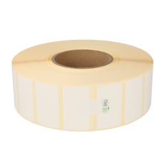 Étiquettes compatibles Zebra, 57 mm x 32 mm, 5087 étiquettes par rouleau, noyau de 76 mm, permanent, blanc