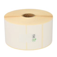 Étiquettes compatibles Zebra Z-Select 2000D 3007209-T, 57 mm x 76 mm, 930 étiquettes, permanent, blanc, noyau de 25 mm