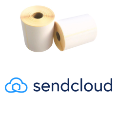 Étiquettes d’expédition compatibles Zebra SendCloud (800264-605), thermique, 102 mm x 150 mm, 300 étiquettes, permanent, blanc, noyau de 25 mm