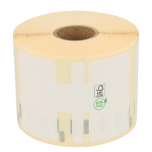 Étiquettes compatibles Dymo 11354, 57 mm x 32 mm, 1000 étiquettes par rouleau, amovible, blanc