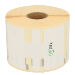 Étiquettes compatibles Dymo 11354 / S0722540, 57 mm x 32 mm, 1000 étiquettes par rouleau, permanent, blanc, PP