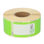Étiquettes compatibles Seiko SLP-1BLB, 89 mm x 28 mm, 260 étiquettes par rouleau, permanent, vert