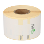 Étiquettes compatibles Dymo 99019 / S0722480, 190 mm x 38 mm, 110 étiquettes par rouleau, amovible, blanc
