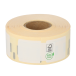 Étiquettes compatibles Dymo S0929210, 25 mm x 25 mm, 750 étiquettes par rouleau, permanent, blanc