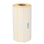 Étiquettes compatibles Zebra, 102 mm x 150 mm, 105 étiquettes, permanent, blanc, noyau de 19 mm