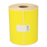 Étiquettes compatibles Zebra 800264-605, 102 mm x 150 mm, 300 étiquettes ECO, permanent, jaune